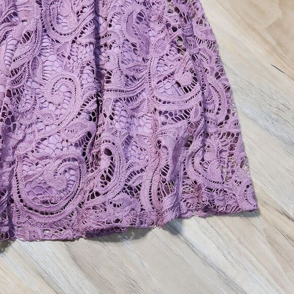 🔹️NWT Scobe Mauve Lace Skirt Medium - Picture 4 of 8